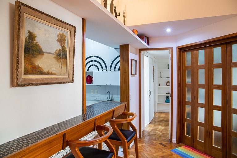 Quintal Ipanema: apto c/ pátio privado no Arpoador