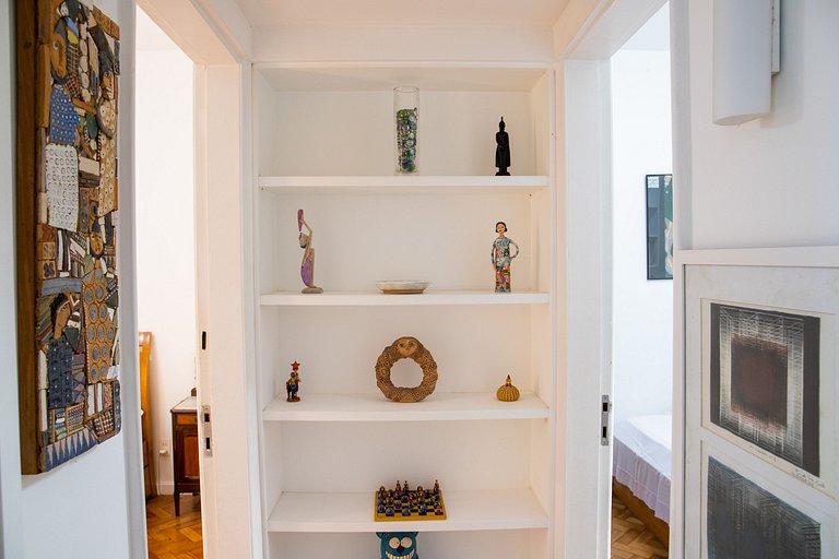 Quintal Ipanema: apto c/ pátio privado no Arpoador