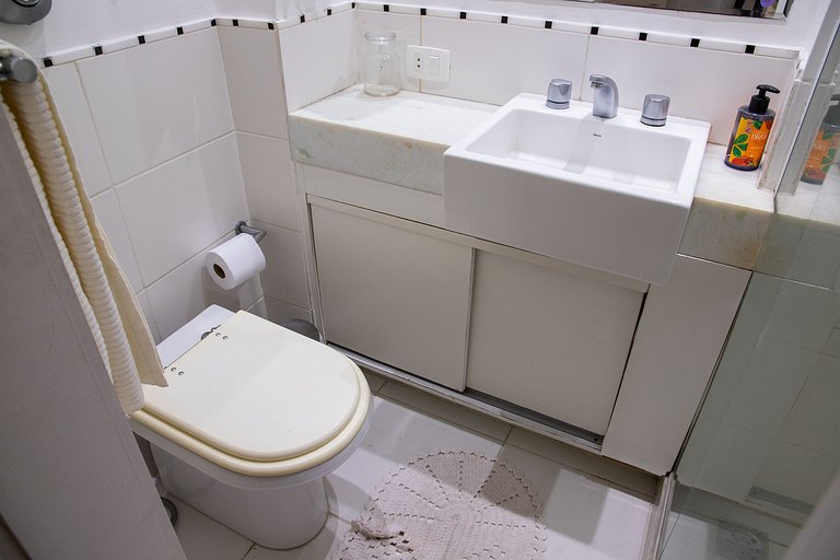 Quintal Ipanema: apto c/ pátio privado no Arpoador