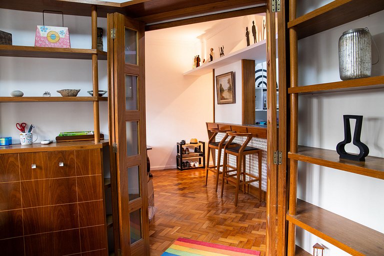 Quintal Ipanema: apto c/ pátio privado no Arpoador