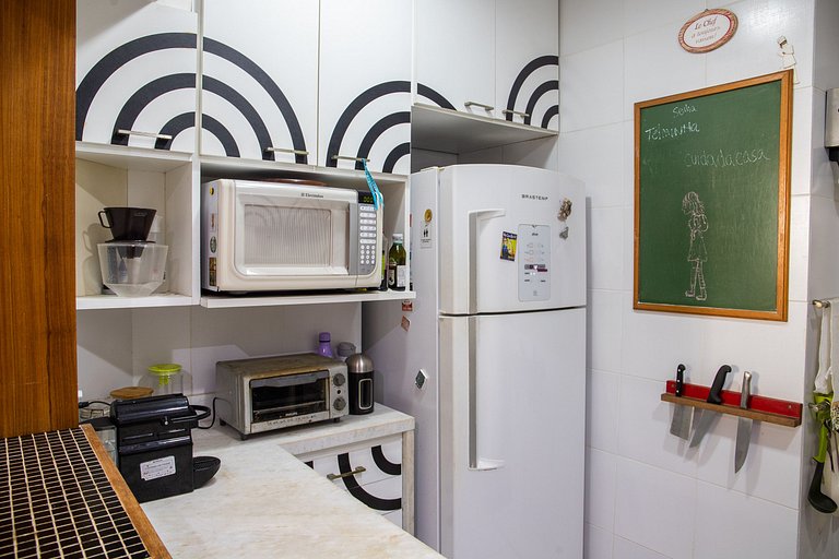 Quintal Ipanema: apto c/ pátio privado no Arpoador