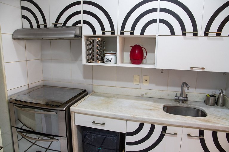 Quintal Ipanema: apto c/ pátio privado no Arpoador