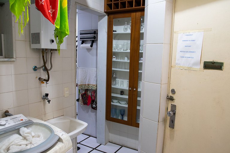 Quintal Ipanema: apto c/ pátio privado no Arpoador