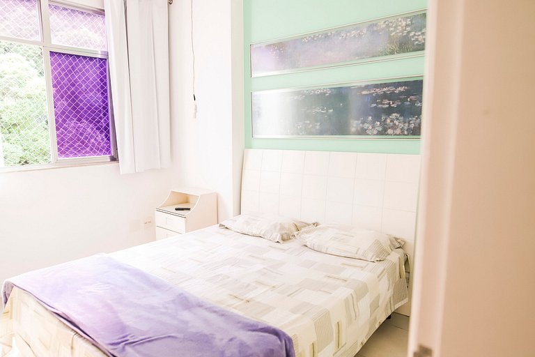 Santa Clara Clareô: espaçoso 3 qts em Copacabana