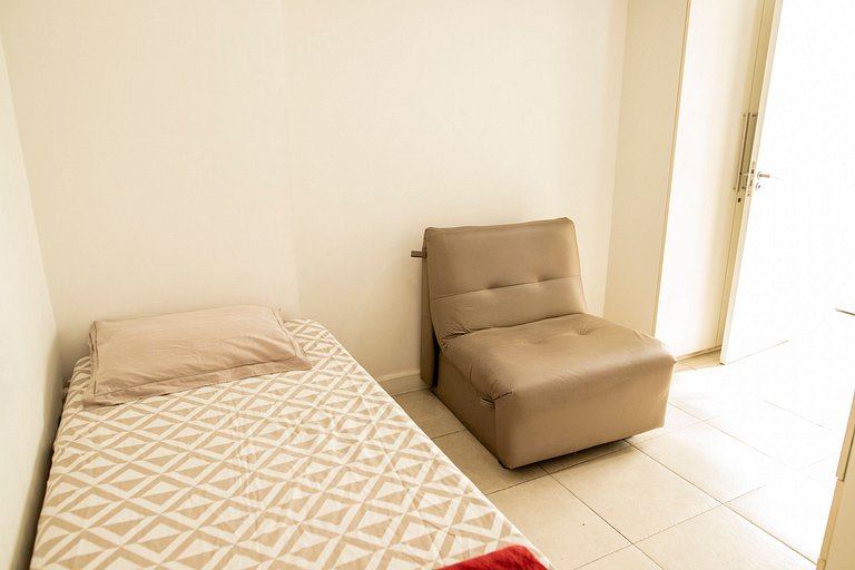 Santa Clara Clareô: espaçoso 3 qts em Copacabana