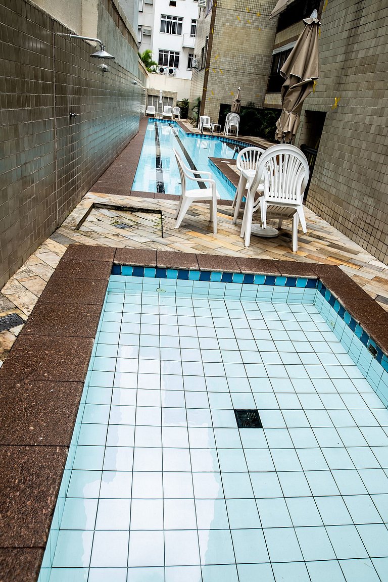 VilladiPalma Leblon: 2qts (1st), piscina e vaga!