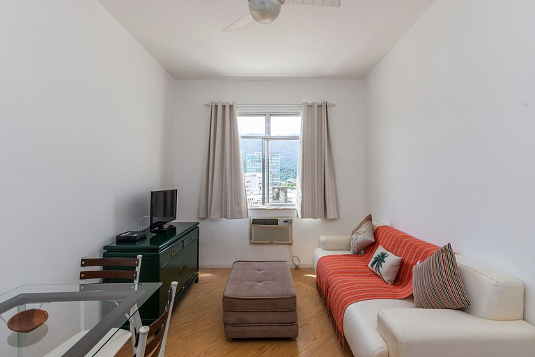 Mirante Leblon: 2qts c/ vista cristo, metrô e vaga