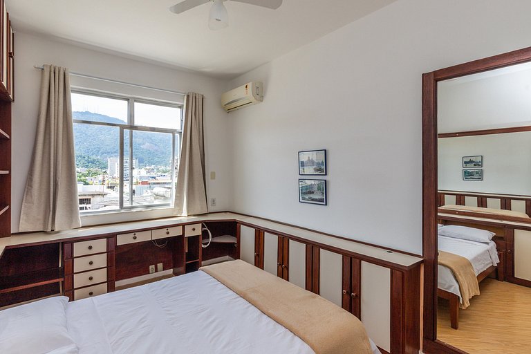 Mirante Leblon: 2qts c/ vista cristo, metrô e vaga