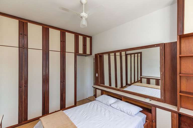 Mirante Leblon: 2qts c/ vista cristo, metrô e vaga