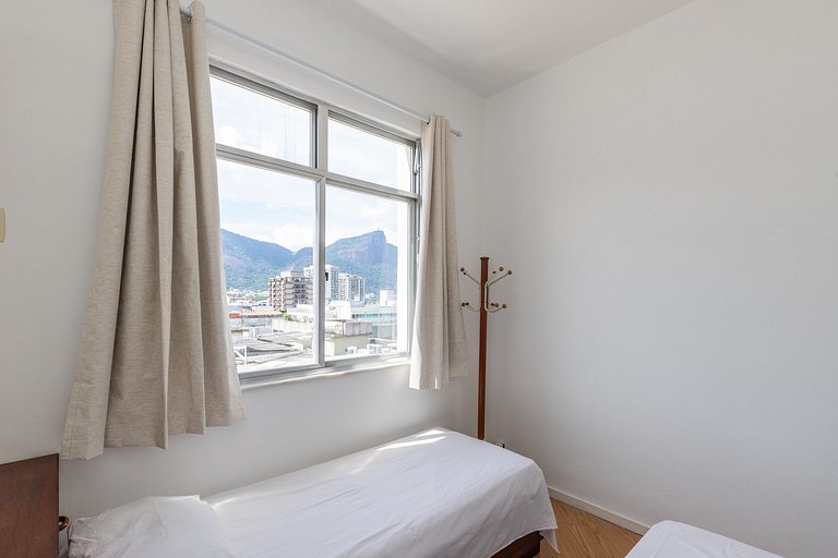 Mirante Leblon: 2qts c/ vista cristo, metrô e vaga