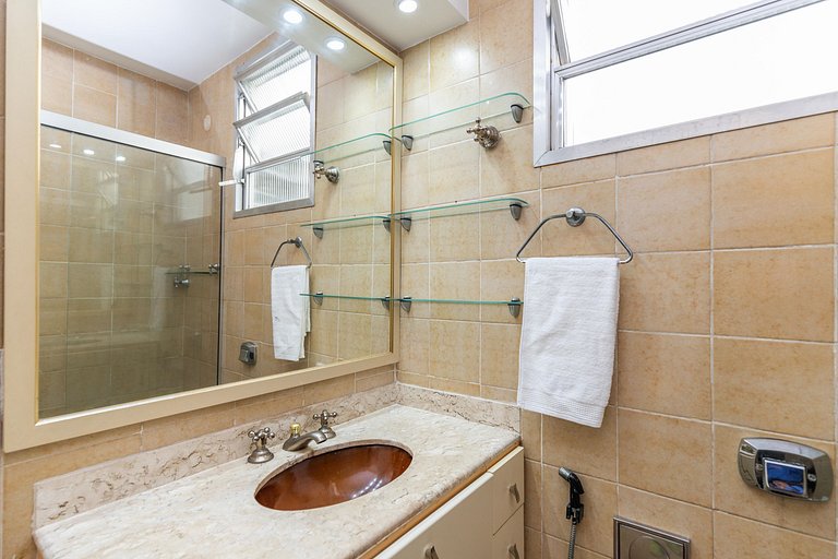 Mirante Leblon: 2qts c/ vista cristo, metrô e vaga