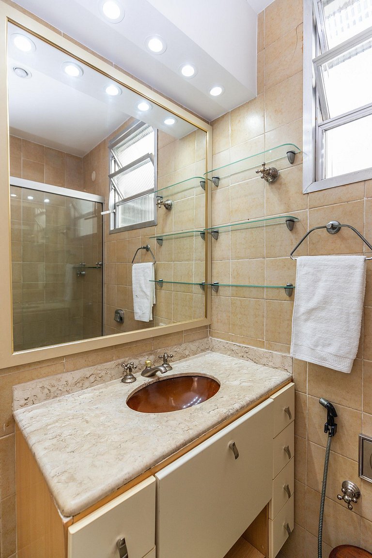 Mirante Leblon: 2qts c/ vista cristo, metrô e vaga