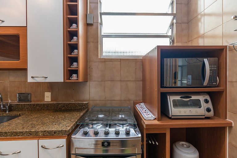 Mirante Leblon: 2qts c/ vista cristo, metrô e vaga