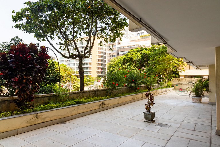 Mirante Leblon: 2qts c/ vista cristo, metrô e vaga