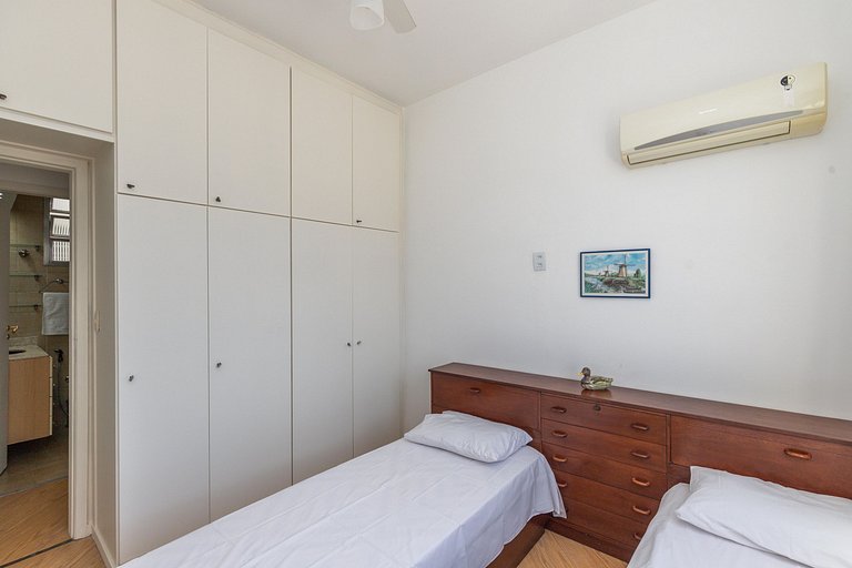 Mirante Leblon: 2qts c/ vista cristo, metrô e vaga