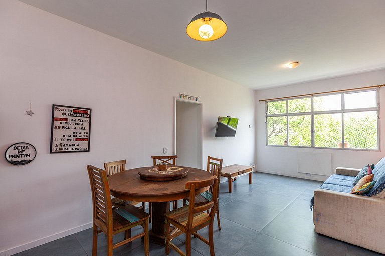 AconchegoMaracanã: 3 qts (1 esc); vaga na garagem!