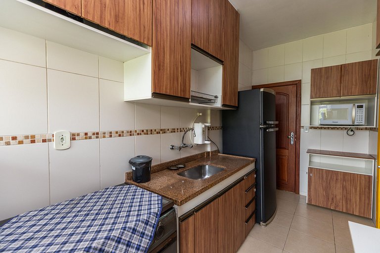 AconchegoMaracanã: 3 qts (1 esc); vaga na garagem!