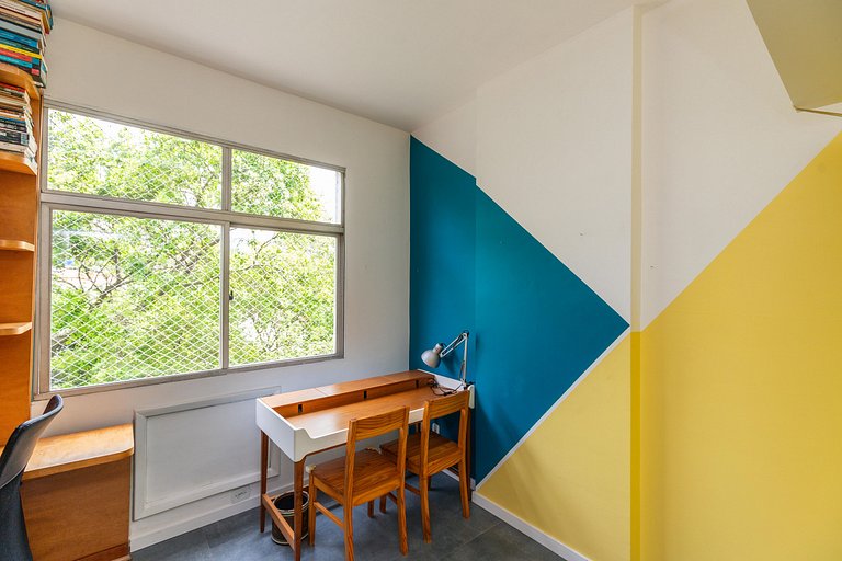 AconchegoMaracanã: 3 qts (1 esc); vaga na garagem!