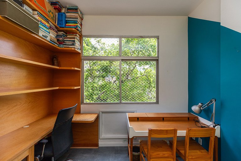 AconchegoMaracanã: 3 qts (1 esc); vaga na garagem!