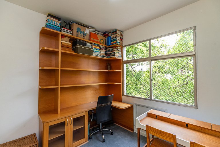 AconchegoMaracanã: 3 qts (1 esc); vaga na garagem!