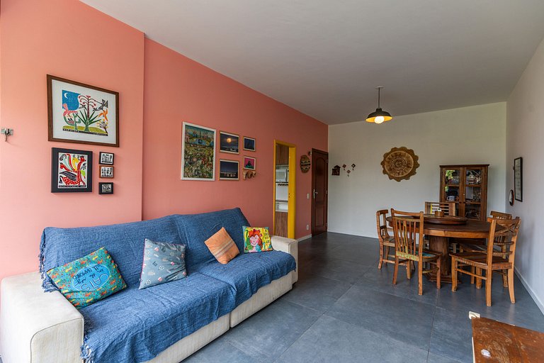 AconchegoMaracanã: 3 qts (1 esc); vaga na garagem!