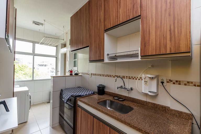 AconchegoMaracanã: 3 qts (1 esc); vaga na garagem!