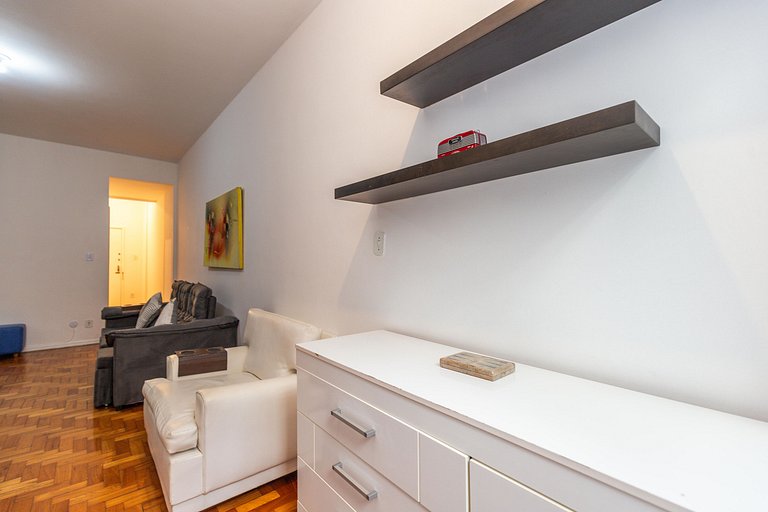 CopaHype: sala, 2 qts, conforto e tranquilidade!