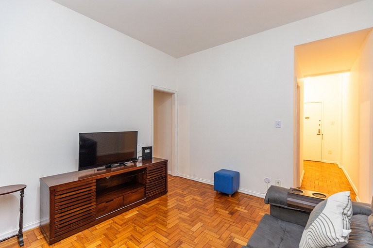 CopaHype: sala, 2 qts, conforto e tranquilidade!