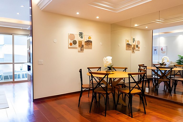 Leblon Elegance: 3 qts (1esc rev), varanda e 2 vgs