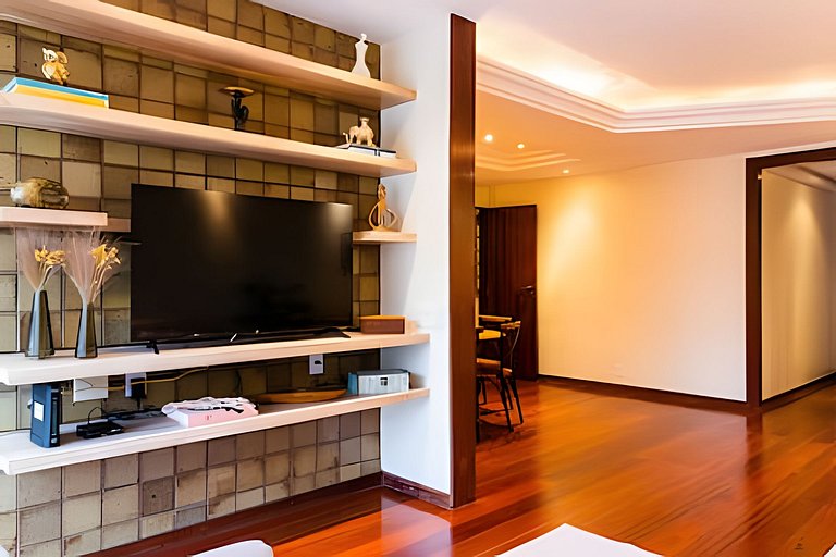 Leblon Elegance: 3 qts (1esc rev), varanda e 2 vgs