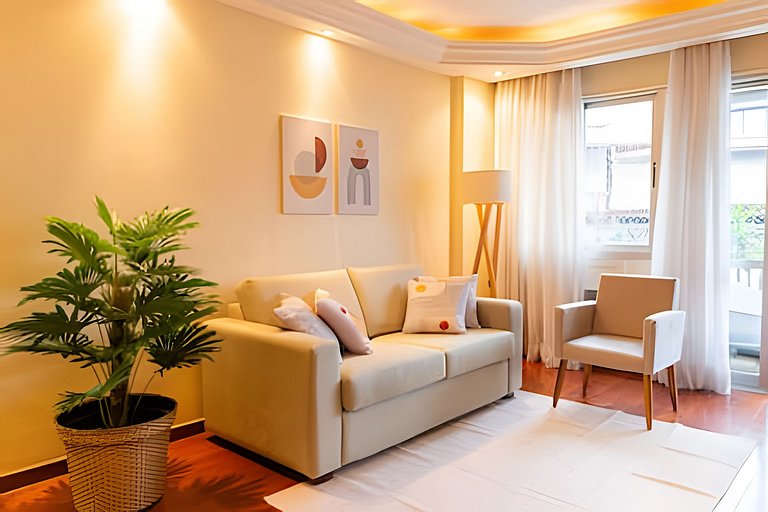 Leblon Elegance: 3 qts (1esc rev), varanda e 2 vgs