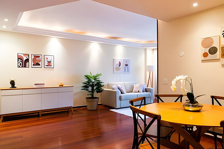 Leblon Elegance: 3 qts (1esc rev), varanda e 2 vgs