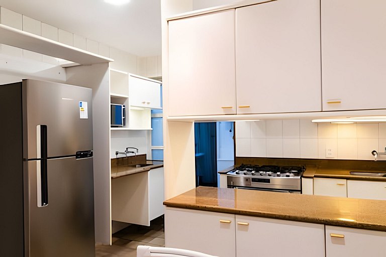 Leblon Elegance: 3 qts (1esc rev), varanda e 2 vgs