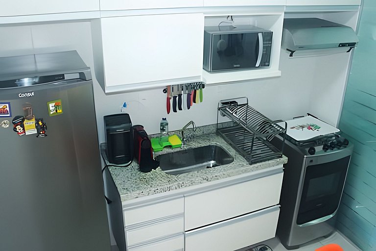 Lapa Mood: confortável quarto e sala com piscina!