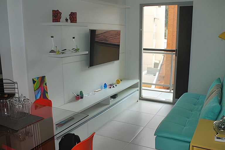 Lapa Mood: confortável quarto e sala com piscina!