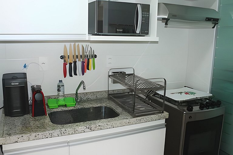 Lapa Mood: confortável quarto e sala com piscina!