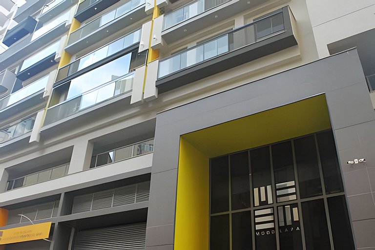 Lapa Mood: confortável quarto e sala com piscina!