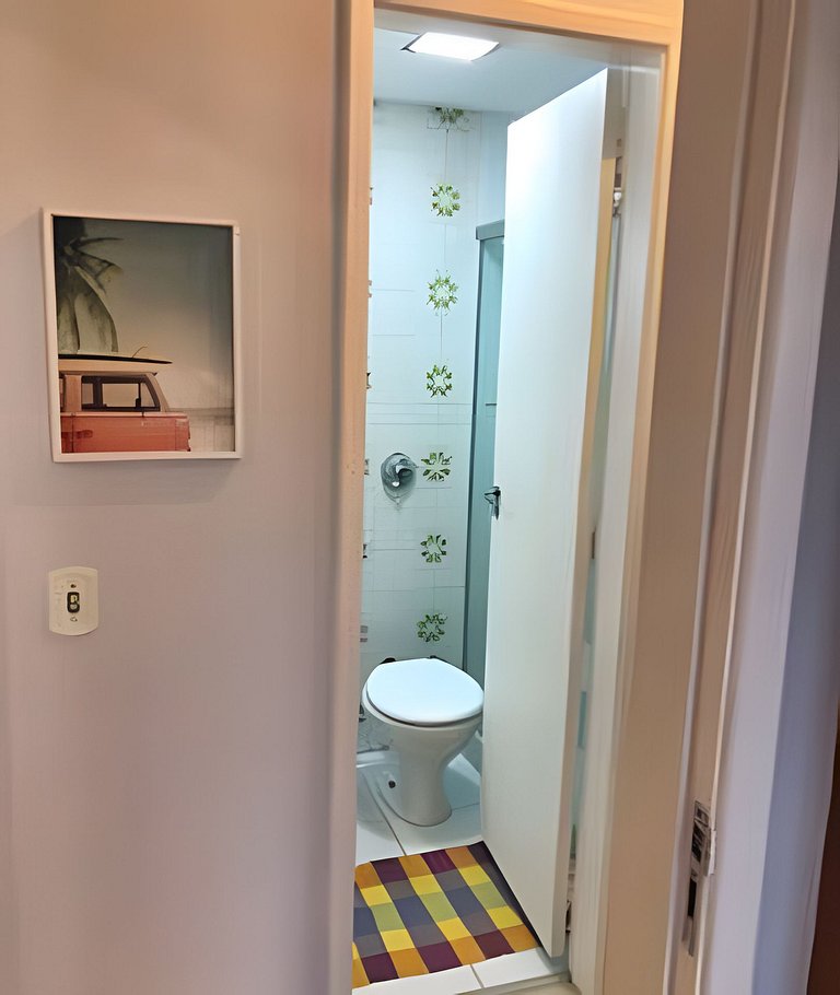 Vila Tijuca: 2 qts (1 suíte) c/ vaga na garagem