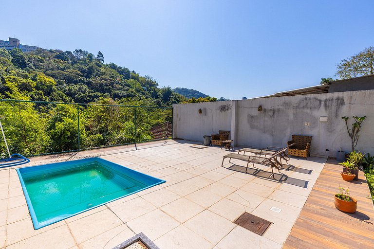 CasaRedentor: 3suítes, 2qts e piscina vista Cristo