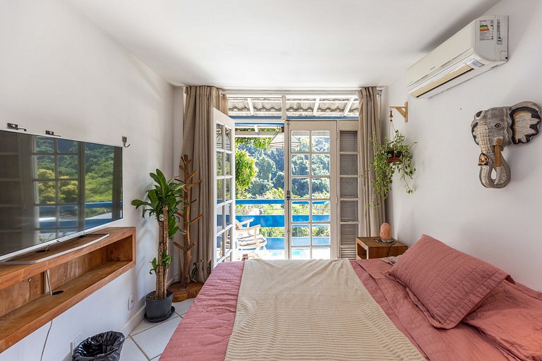 CasaRedentor: 3suítes, 2qts e piscina vista Cristo