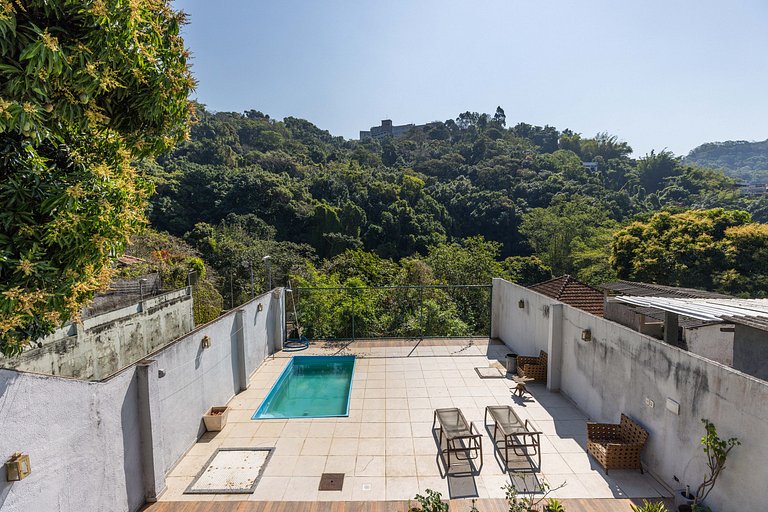 CasaRedentor: 3suítes, 2qts e piscina vista Cristo