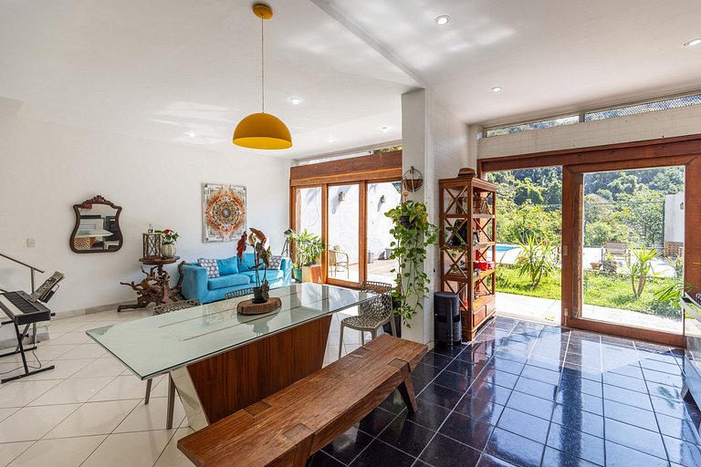 CasaRedentor: 3suítes, 2qts e piscina vista Cristo