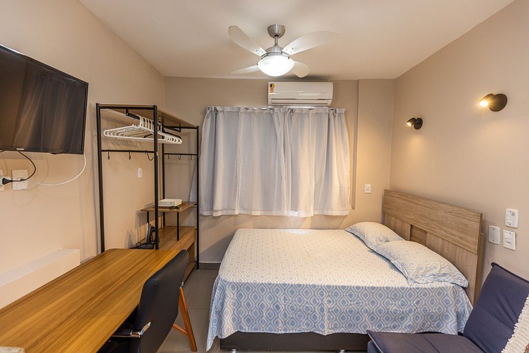 Teto Verde: Estúdio na Tijuca com Metrô na Porta!