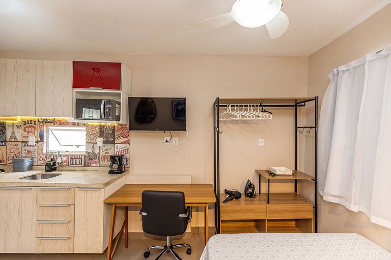 Teto Verde: Estúdio na Tijuca com Metrô na Porta!