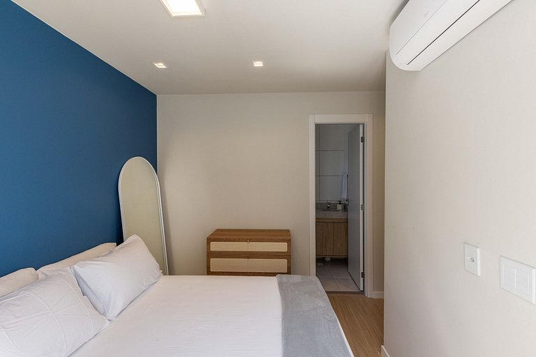 Rio Wonder: 2 quartos (1 suíte), conforto e vaga!