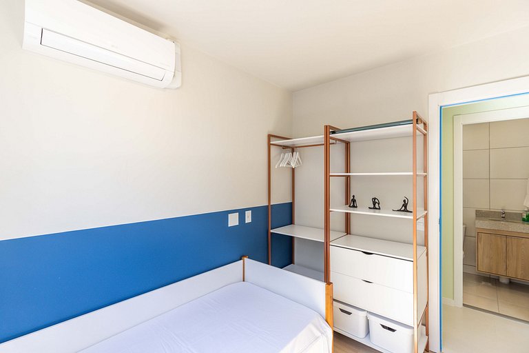 Rio Wonder: 2 quartos (1 suíte), conforto e vaga!