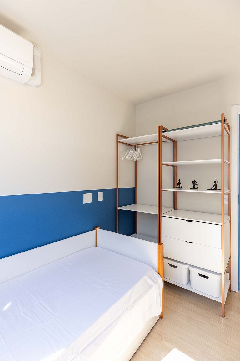 Rio Wonder: 2 quartos (1 suíte), conforto e vaga!