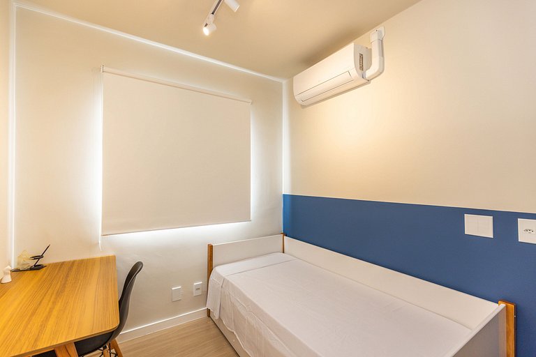 Rio Wonder: 2 quartos (1 suíte), conforto e vaga!