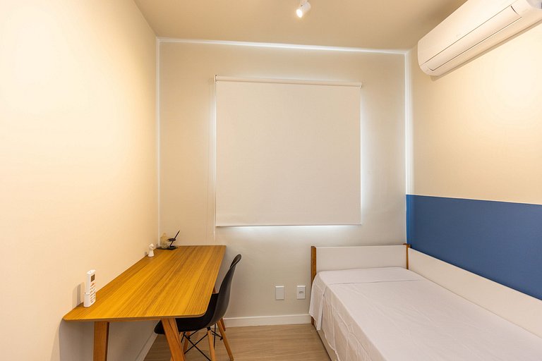 Rio Wonder: 2 quartos (1 suíte), conforto e vaga!