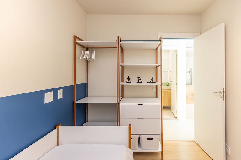 Rio Wonder: 2 quartos (1 suíte), conforto e vaga!